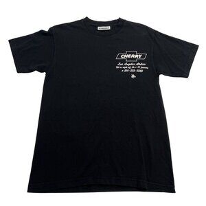 Cherry LA Short Sleeve Ford Auto T-Shirt in Black